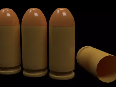 Free bullet model Free 3D model
