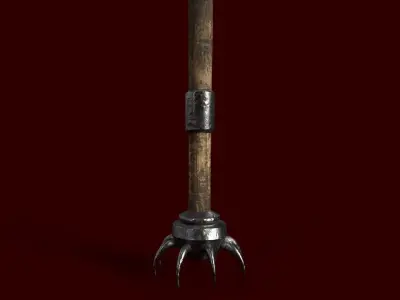 Drow Mace Low-poly 3D model