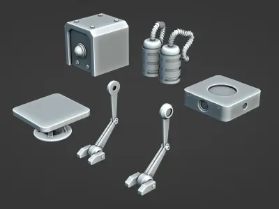 Hardsurface - Robot 3D model