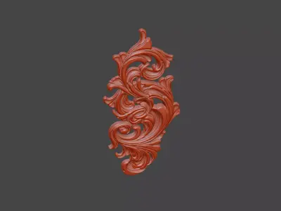The Gothic Pattern design detail mystery ornate 3D print model