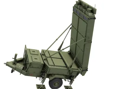AN TPS-80 Ground Air Task Oriented Radar  3D model