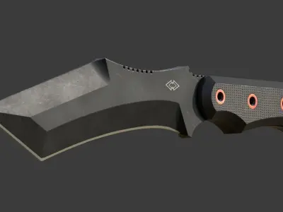Knife-Kurki Low-poly 3D model purchase