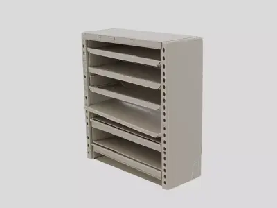 Industrial Factory Tool Storage Rack for 3D print 3D model