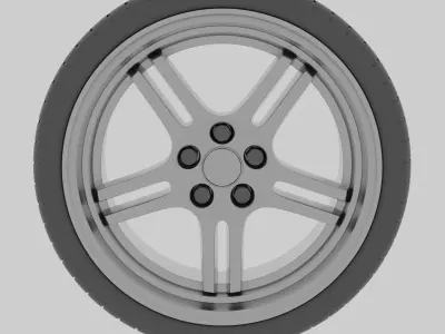 Strom DS-05 Styled Alloy Wheel Free 3D model