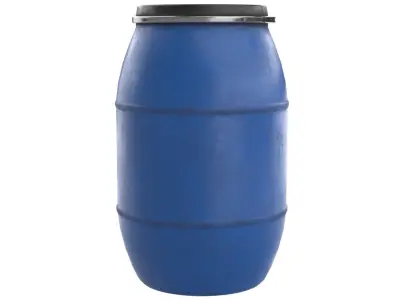 Plastic Barrel 1 Low-poly 3D model