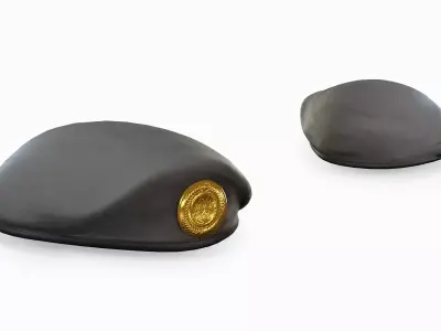 Beret Low-poly 3D model