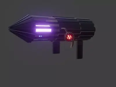 Purple gojo cannon 3D model
