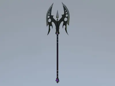 Dark Axe Low-poly 3D model purchase