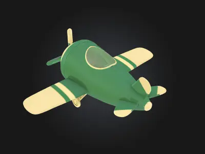 Toy Plane Delight 3D model