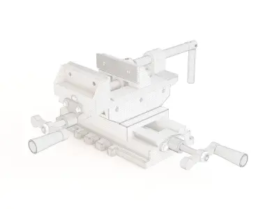 Bench vice 12 3D model