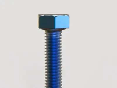 M5 x 40mm Full Thread Hex Bolts 3D print model
