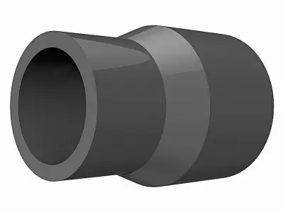 PVC Reducing Bushes - Spigot x Socket End Free 3D model