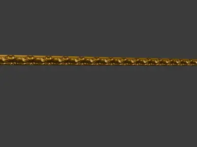 Neoclasic baguette for furniture kitchen cabinets interiors 3D print model