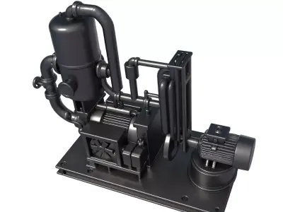 Industrial Sci Fi Engine - science fiction Engine - engine  3D print model purchase