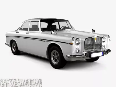 1973 Classic British Coupe 3D model