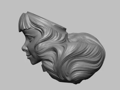 Hatters Head- Toy model to print Part 01 Free 3D print model Free 3D print model