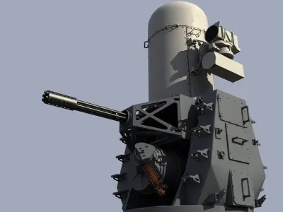 Phalanx CIWS Free 3D model