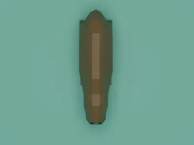 Low poly Capybara 3D model