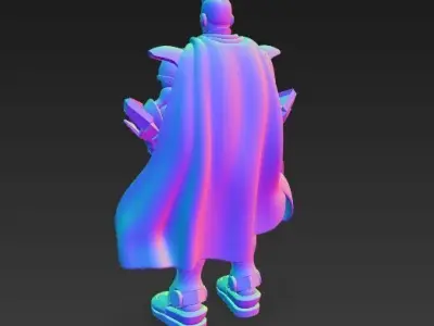 Armored Superhero Collectible 3D Printable Action Figure 3D print model
