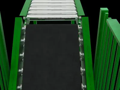 Conveyor Belt Rack 3D model