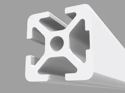 Bosch 20x20 mm N1 groove 5 hires aluminum profil 3D model