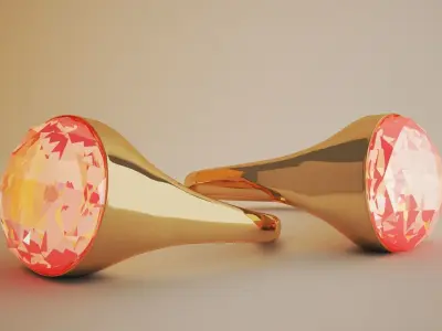 GOLD RING 3D model