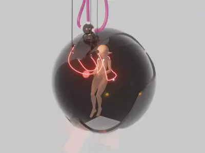 Stylized Low Poly Prop - Clone Machine - Game Ready Low-poly 3D model