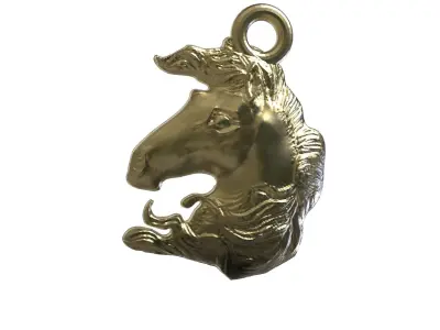 horse  pendant11 3D print model