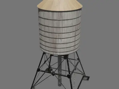 Water Tank Free 3D model