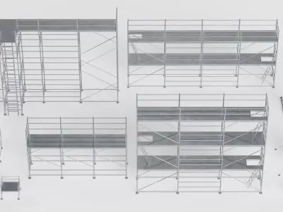 -Scaffoldings Set- 3D model