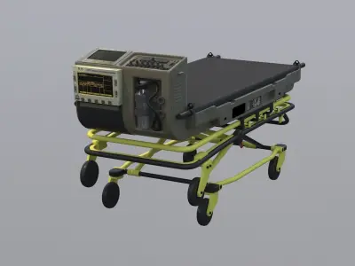 LSTAT ICU Life Support for Trauma and Transport 3D model