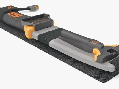 Survival Knife Gerber Set 3D model