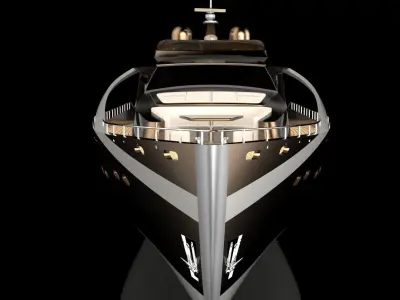 SUPER YACHT CONCEPT DESIGN  3D model