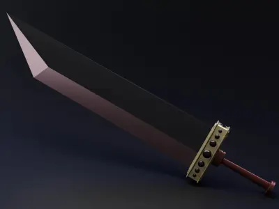 Low poly Swords Vol1 Free low-poly 3D model