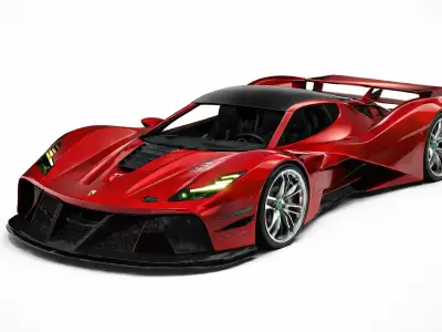 Concept Premium Hyper Vehicle Futuristic Ultra Performance  3D model