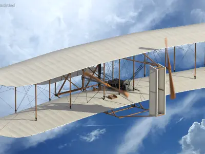 Wright Flyer 3D model