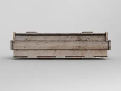 Military Box 3D model purchase