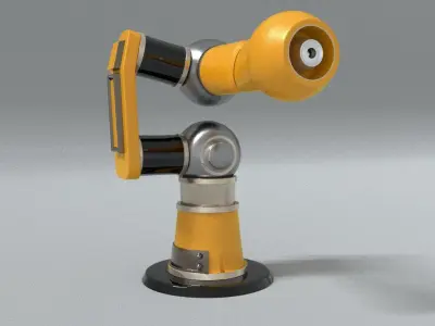 laos Mechanical arm robot Low-poly 3D model