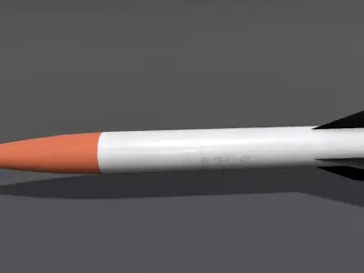 Ching Feng Missile  Low-poly 3D model