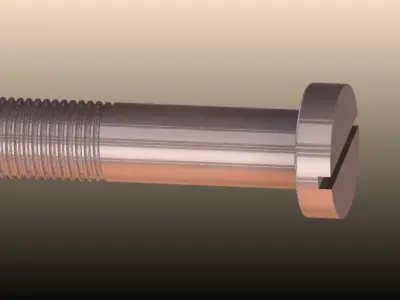 Screw d525 mm h25 mm Free 3D model