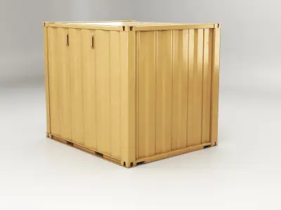  Intermodal Shipping Container 10-foot-long 