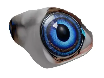 Cybernetic Eye Implant 3D Model 3D model buy