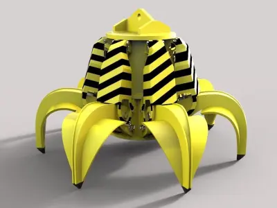 hydraulic-clamshell-grab 3D model