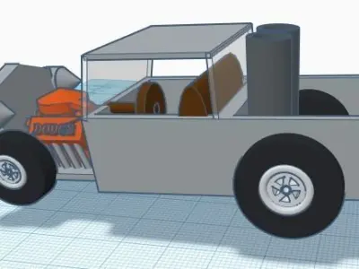 Hot Rod Truck 3D model
