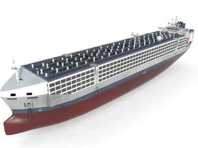 Livestock Carrier 01 3D model
