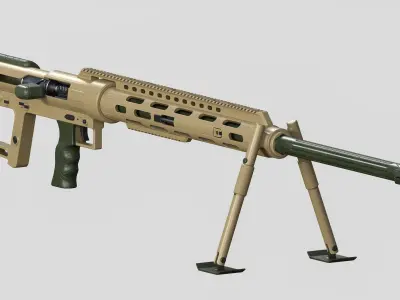 Snipex M100 - Replica -LOW POLY Low-poly 3D model