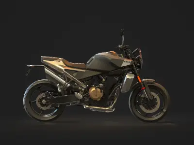 Base model Husqvarna Svartpilen 801 2024 3D model