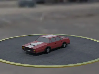 package low poly  20 cars for game Low-poly 3D model