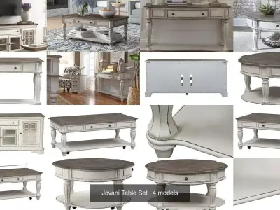 Jovani Table Set 3D Model Pack