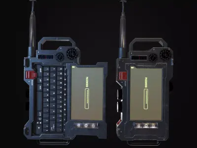 Transmitter Low-poly 3D model
